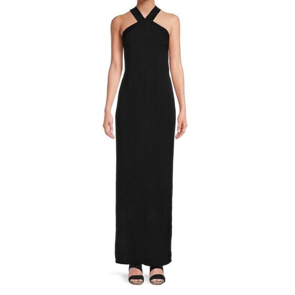RtA Minimalist Maxi Dress Black Size 8 NWT